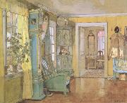 Gerhard Munthe Antechamber in the Artist's Home (nn02) oil painting artist
